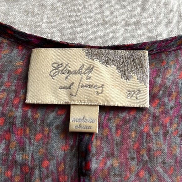 Pink patterned blouse - Picture 3 of 6